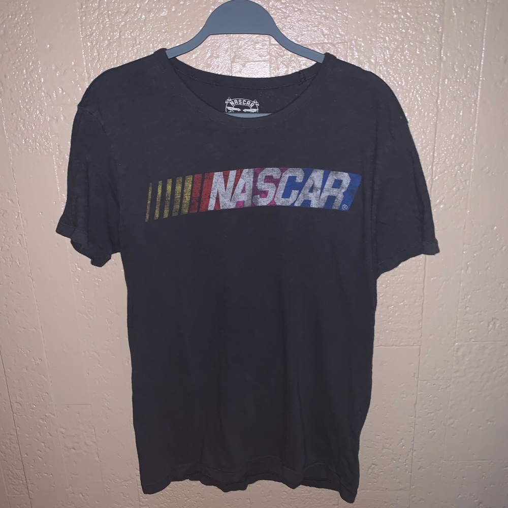 NASCAR lucky brand gray short sleeve tshirt (small)